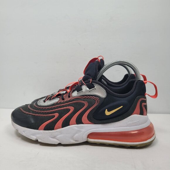 Nike Air Max 270 React Eng Aliens Men's Black Red Sneaker CW2537-500 US Size 7 - Picture 2 of 8